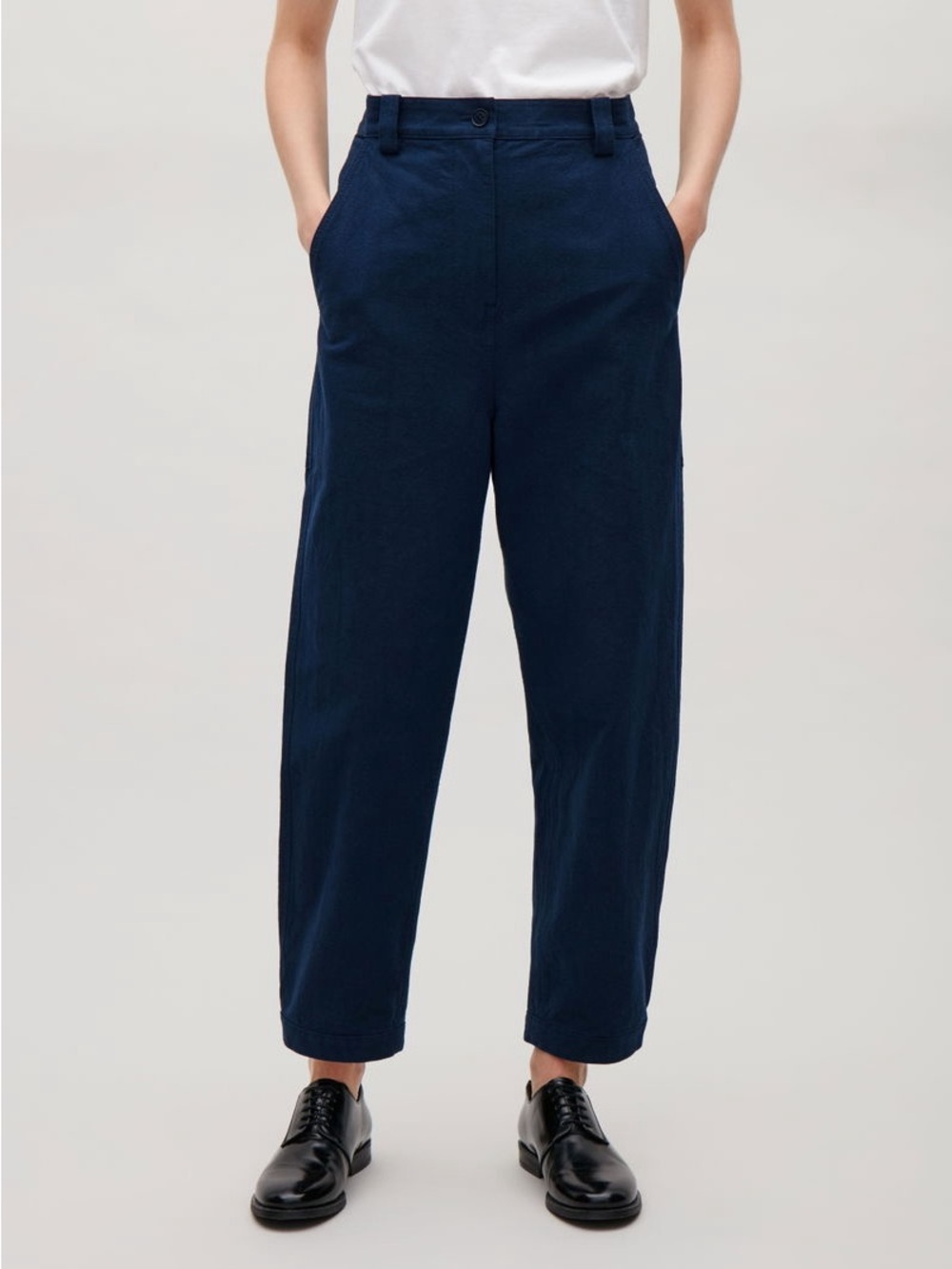 COS Cotton Button Cuffs Trousers